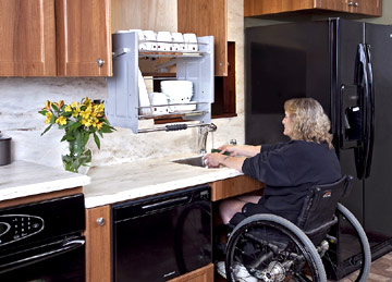 mobility challenged kitchen