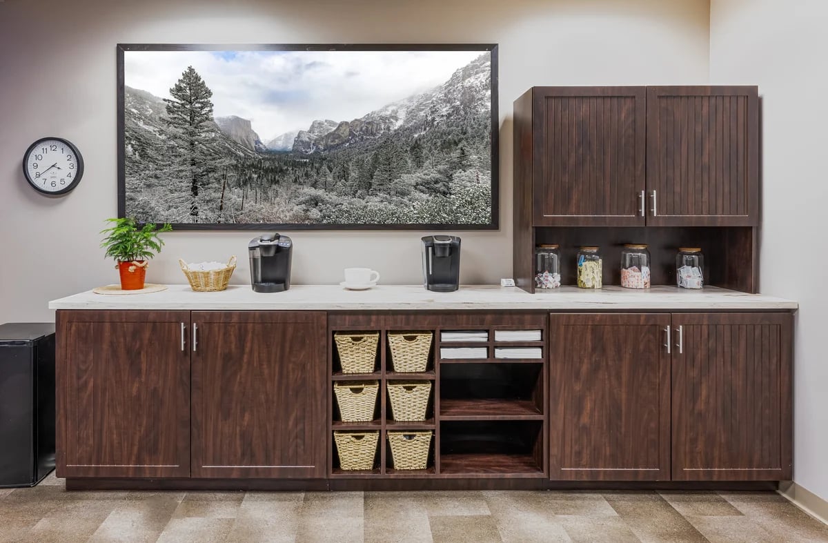Cabinetry storage work