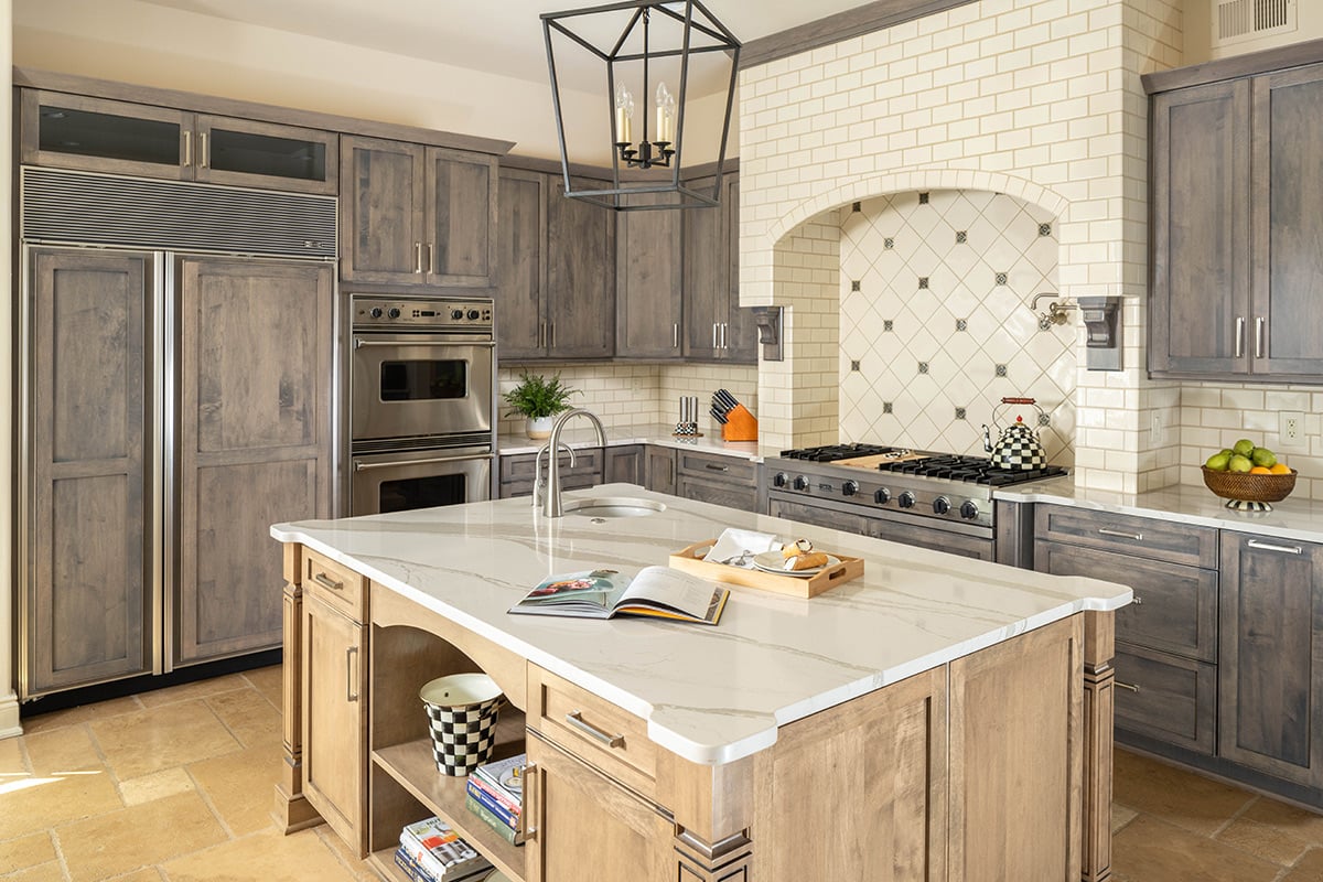 Cabinet Refacing Sows the Seed for a Modern Farmhouse Kitchen
