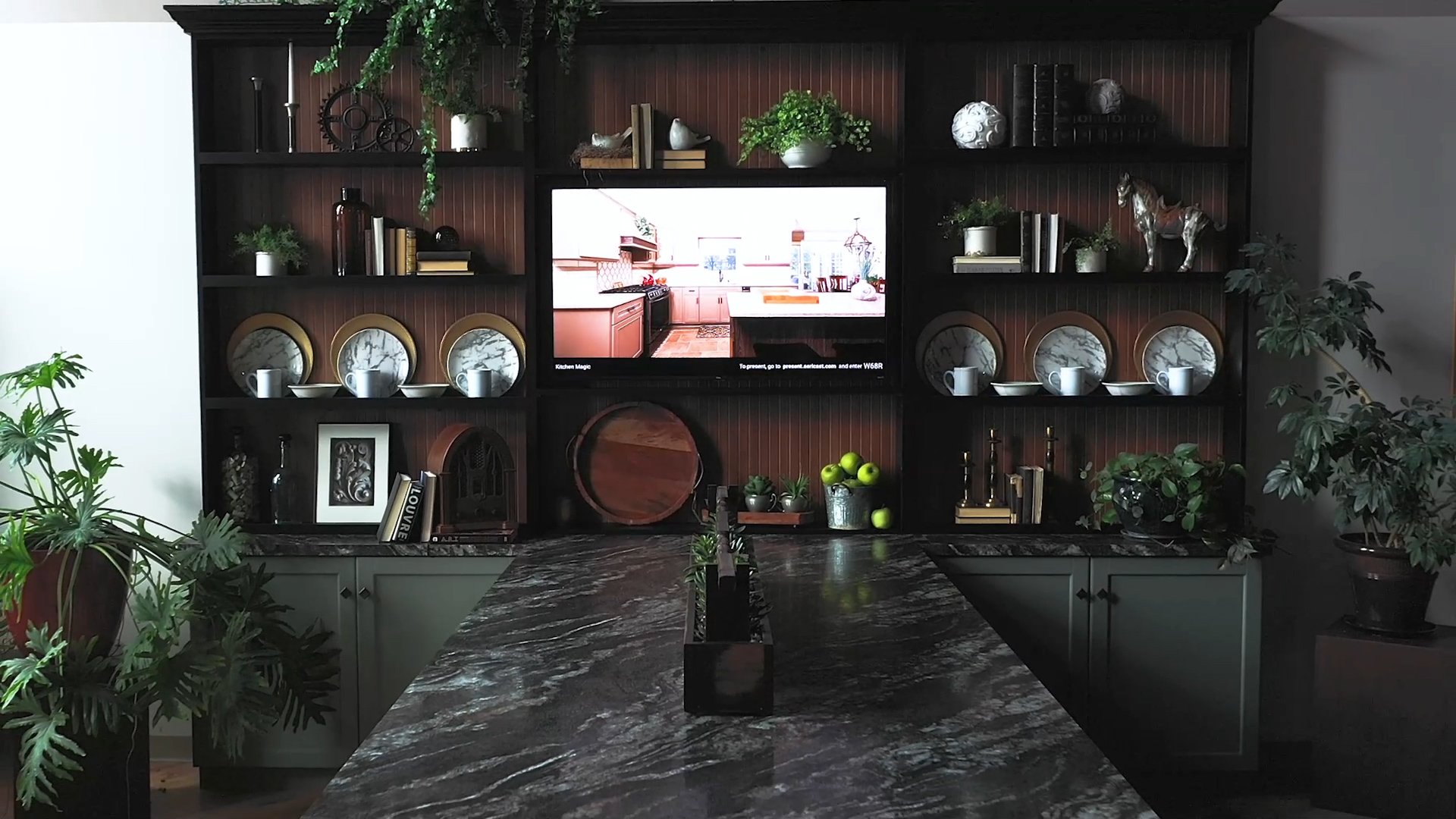 Showroom Green Kitchen Still