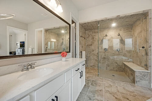 coordinating a kitchen + bathroom remodel