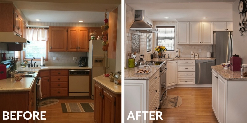 Kitchen Remodel Before and After