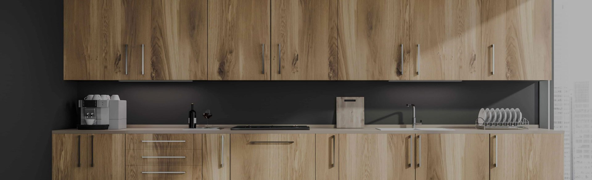 modern commercial cabinet refacing services for senior living spaces and luxury apartments