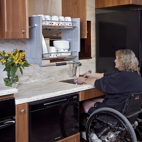 Design: the kitchen for disabled