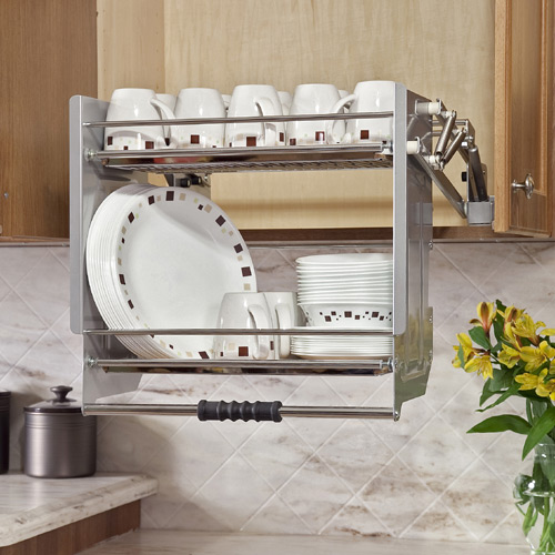 Upper Cabinet Access to Dish Rack