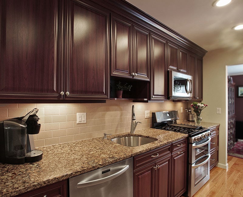 Backsplash Options: Glass, Ceramic Tile or Grout Free Corian Backsplash Options: Glass, Ceramic Tile or Grout Free Corian on Backsplash For Dark Granite
id=93329