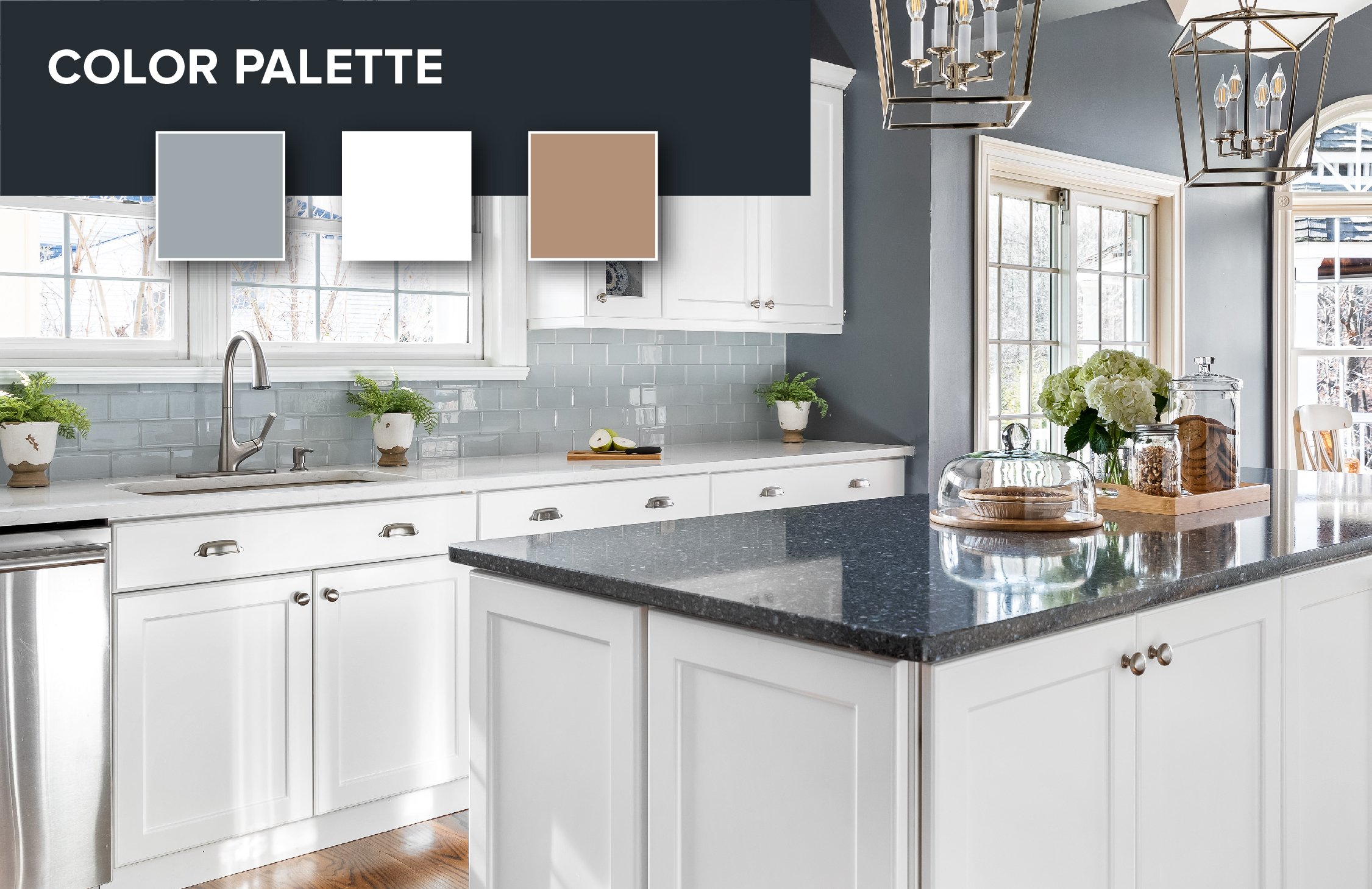 Countertops Cabinets And Floors, What Color Countertops Go Good With Grey Cabinets