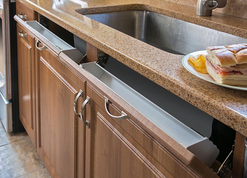 What is Sink Tilt-Out Tray?  Definition of Sink Tilt-Out Tray