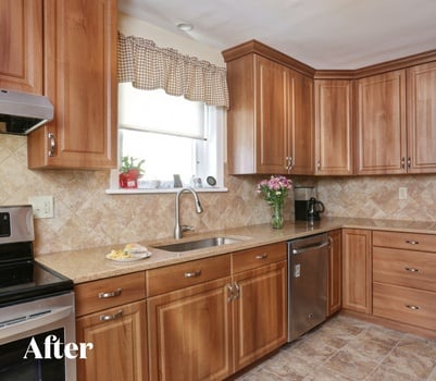 Transitional Wood Kitchen Remodel After