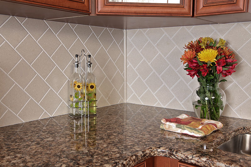 corian backsplash grout free corian