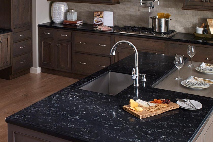 Corian Quartz Kitchen Countertops