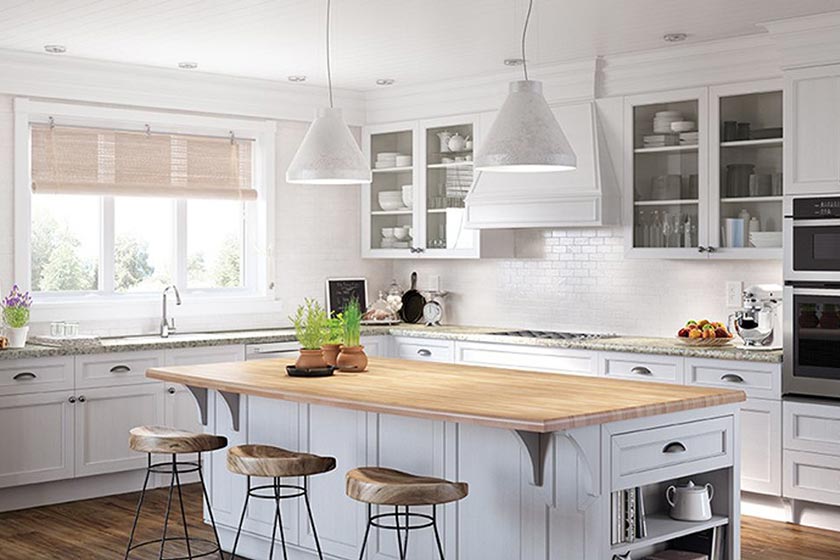 White Kitchen Cabinets And Countertops, White Kitchen Cabinets With Dark Gray Quartz Countertops