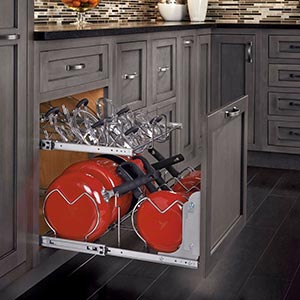 Pull-Out & Roll-Out Cabinets  Kitchen Cabinet Storage Ideas