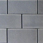 Metallic Gray Glass Backsplash