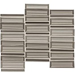 Silver Surge Glass Backsplash