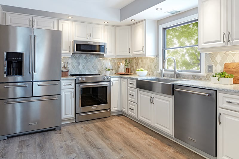 Coordinate Your Kitchen With White Cabinets